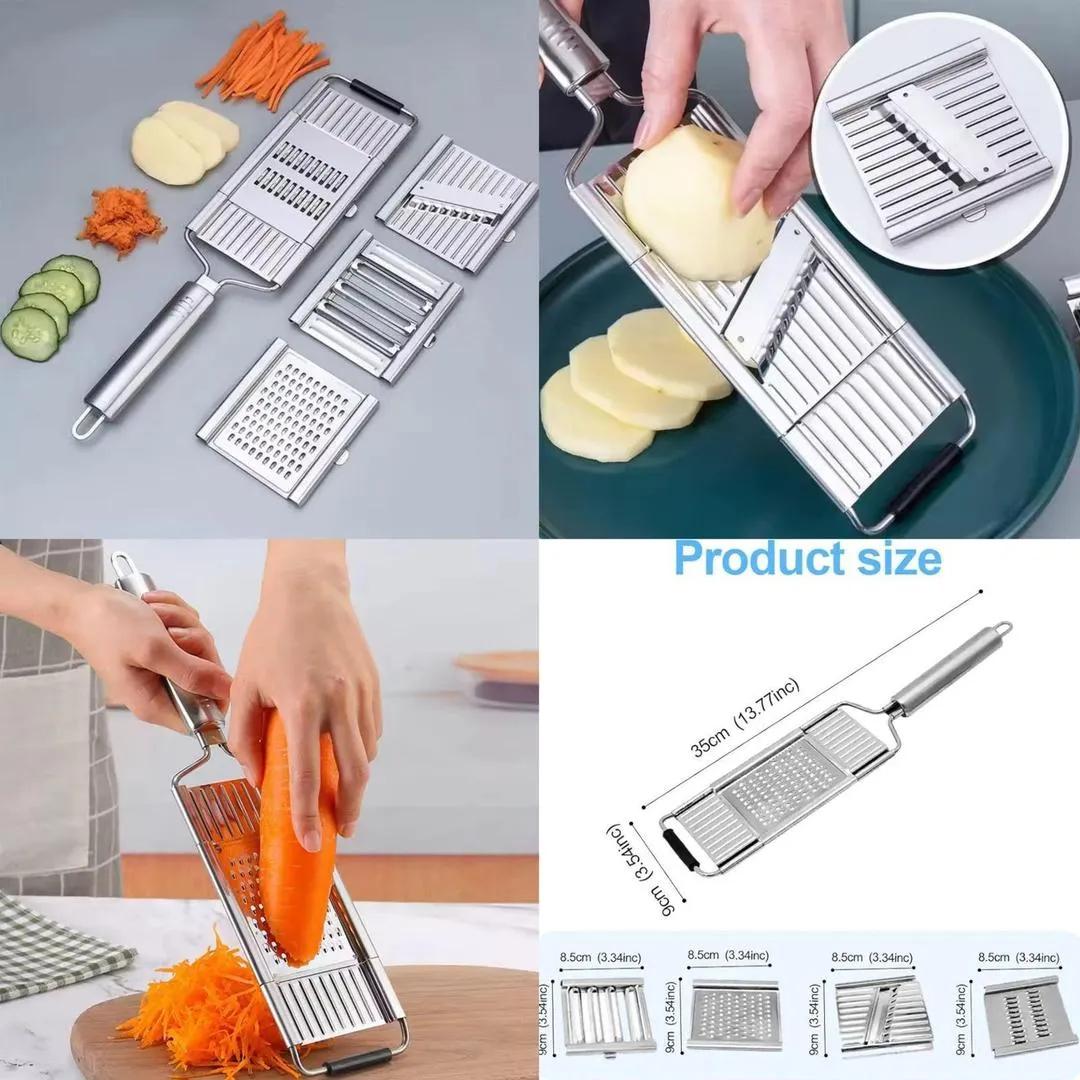 5 in 1 Vegetable Slicer Multi Functional, Manually Operated